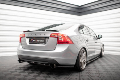 Prodloužení spoileru Volvo S60 R-Design Mk2 černý lesklý plast