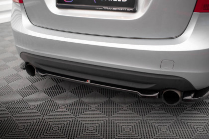 Spoiler zadního nárazniku Volvo S60 R-Design Mk2 černý lesklý plast