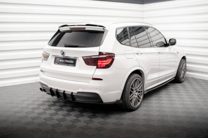 Splittery zadní boční BMW X3 M-Pack F25 černý lesklý plast