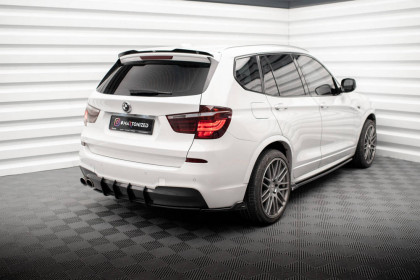 Prodloužení spoileru BMW X3 M-Pack F25 černý lesklý plast