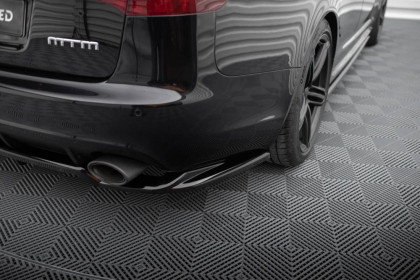 Spoiler zadního nárazniku Audi RS6 Avant C6 černý lesklý plast