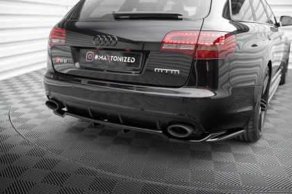 Spoiler zadního nárazniku Audi RS6 Avant C6 carbon look