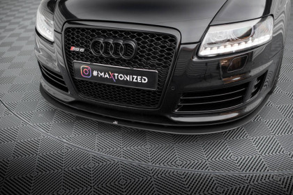 Street pro spojler pod nárazník lipa Audi RS6 Avant C6 černý