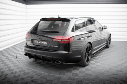 Splittery zadní boční Street Pro Audi RS6 Avant C6 černé
