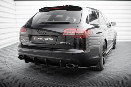 Spoiler zadního nárazníku Street pro Audi RS6 Avant C6 červený