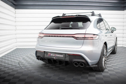 Spoiler zadního nárazniku Porsche Macan Mk1 Facelift 2 carbon look