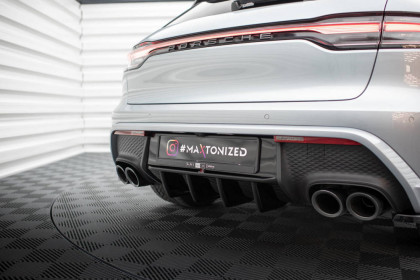 Spoiler zadního nárazniku Porsche Macan Mk1 Facelift 2 carbon look