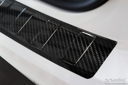 Ochranná lišta zadního nárazníku pro AUDI Q2 crossover 2016-2020 - karbonová