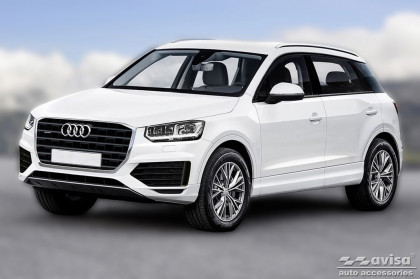 Ochranná lišta zadního nárazníku pro AUDI Q2 crossover 2016-2020 - karbonová