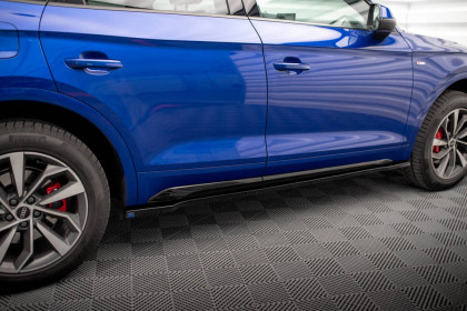 Prahové lišty Audi SQ5 / Q5 S-Line SUV / Sportback Mk2 Facelift carbon look