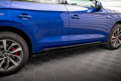 Prahové lišty Audi SQ5 / Q5 S-Line SUV / Sportback Mk2 Facelift carbon look