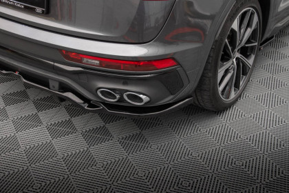 Spoiler zadního nárazniku Audi SQ5 Sportback Mk2 Facelift černý lesklý plast