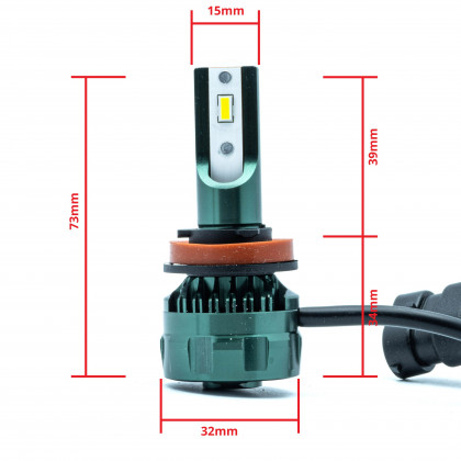 EPLH87 6000K Żarówki LED H11 FLIP CHIP NEW EDITION