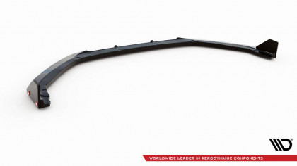 Spojler pod nárazník lipa V.1 + flaps Peugeot 208 GT Mk2 černý lesklý plast