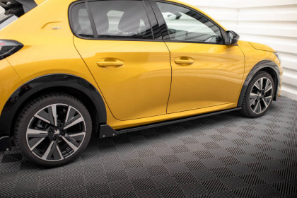 Prahové lišty + flaps Peugeot 208 GT Mk2 carbon look