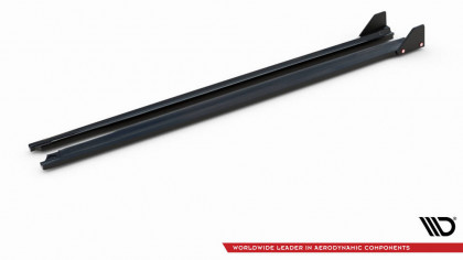 Prahové lišty + flaps Peugeot 208 GT Mk2 carbon look