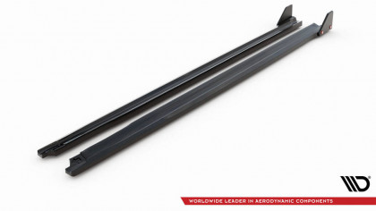 Prahové lišty + flaps Peugeot 208 GT Mk2 carbon look