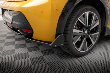 Spoiler zadního nárazniku + flaps Peugeot 208 GT Mk2 černý lesklý plast