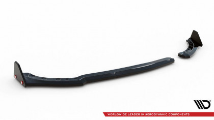 Spoiler zadního nárazniku + flaps Peugeot 208 GT Mk2 černý lesklý plast