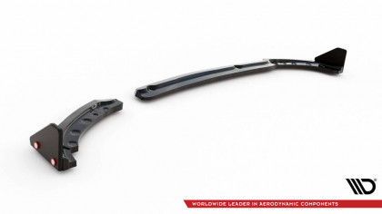 Spoiler zadního nárazniku + flaps Peugeot 208 GT Mk2 černý lesklý plast