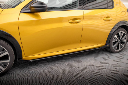 Prahové lišty Street pro + flaps Peugeot 208 GT Mk2 černé