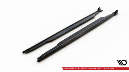 Prahové lišty Mini One R56 carbon look