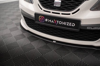 Street pro spojler pod nárazník lipa Seat Ibiza Sport Coupe Mk4 černý