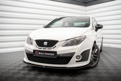 Street pro spojler pod nárazník lipa Seat Ibiza Sport Coupe Mk4 černo červený