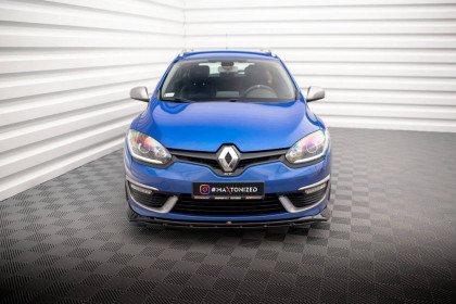 Spojler pod nárazník lipa Renault Megane GT Line Grandtour Mk3 Facelift černý lesklý plast