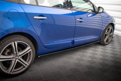 Prahové lišty Renault Megane GT Line Grandtour Mk3 Facelift carbon look