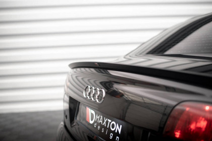 Prodloužení spoileru Audi A4 Sedan S-Line B7 černý lesklý plast