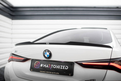 Prodloužení spoileru BMW i4 M-Pack G26 černý lesklý plast