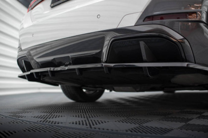 Spoiler zadního nárazniku V.1 BMW i4 M-Pack G26 černý lesklý plast