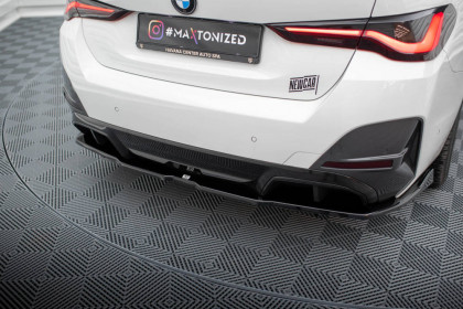 Spoiler zadního nárazniku V.2 BMW i4 M-Pack G26 carbon look