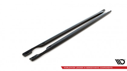 Prahové lišty Volkswagen Taigo R-Line Mk1 černý lesklý plast