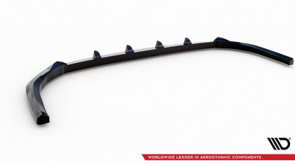 Spojler pod nárazník lipa Toyota Highlander Mk4 černý lesklý plast