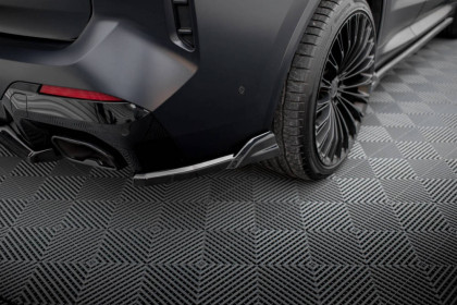 Splittery zadní boční BMW X3 M-Pack G01 Facelift černý lesklý plast