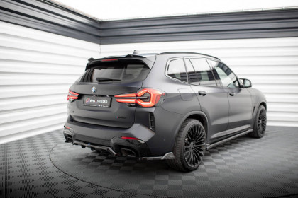 Splittery zadní boční BMW X3 M-Pack G01 Facelift carbon look