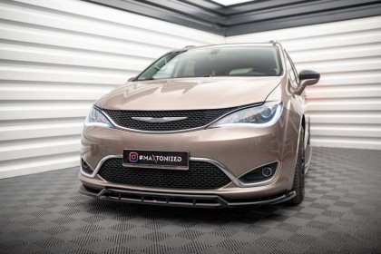 Spojler pod nárazník lipa Chrysler Pacifica Mk2 černý lesklý plast