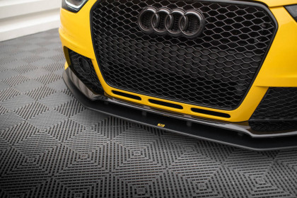 Street pro spojler pod nárazník lipa Audi RS4 B8 černý