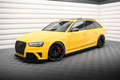 Prahové lišty Street pro Audi RS4 B8 černé