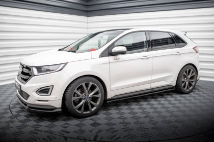 Prahové lišty Ford Edge Sport Mk2 černý lesklý plast