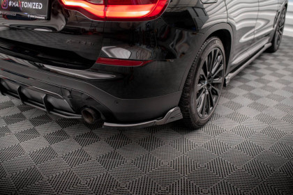Splittery zadní boční BMW X3 G01 černý lesklý plast