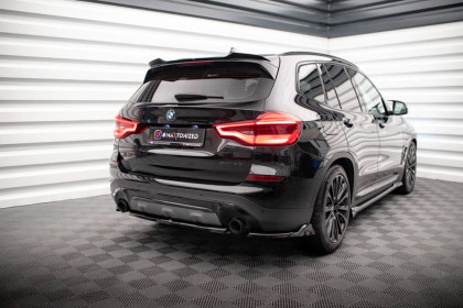 Splittery zadní boční BMW X3 G01 černý lesklý plast