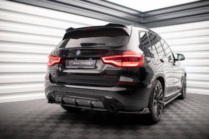 Prodloužení spoileru BMW X3 G01 černý lesklý plast