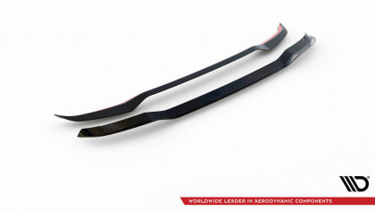Prodloužení spoileru BMW X3 G01 černý lesklý plast