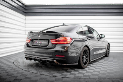 Spoiler zadního nárazniku BMW 4 Gran Coupe F36 černý lesklý plast