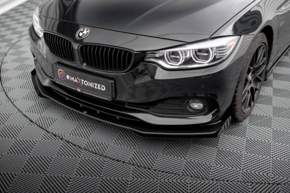 Street pro spojler pod nárazník lipa + flaps BMW 4 Gran Coupe F36 černý