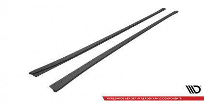 Prahové lišty Street pro BMW 4 Gran Coupe F36 černo červené