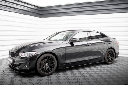 Prahové lišty Street pro + flaps BMW 4 Gran Coupe F36 černé